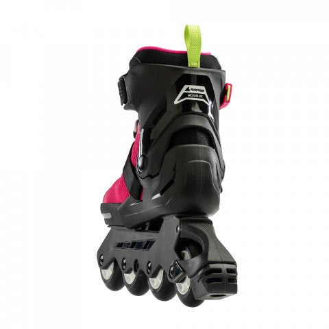 Rollerblade Microblade - Pink/Light Green - Adjustable Size Junior Skates - Sale