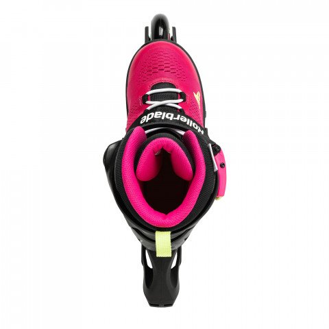 Rollerblade Microblade - Pink/Light Green - Adjustable Size Junior Skates - Sale