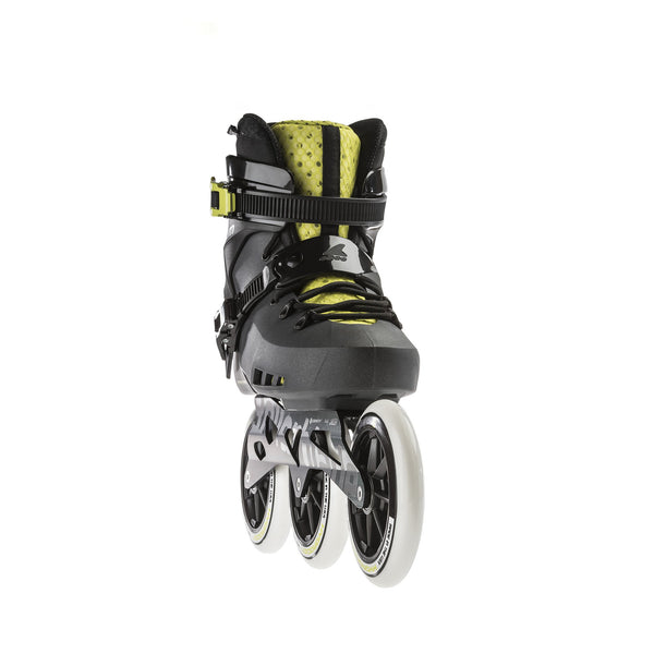 Rollerblade Maxxum Edge 125 3WD 2020- Metallic Grey/Lime - Size 13 Only - Super Sale