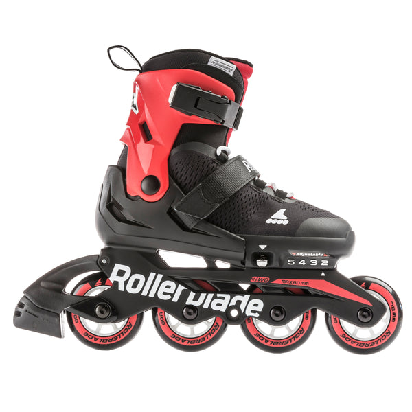 Rollerblade Microblade B Junior Skates- Black/Red - Microbladejr B - Blkrd