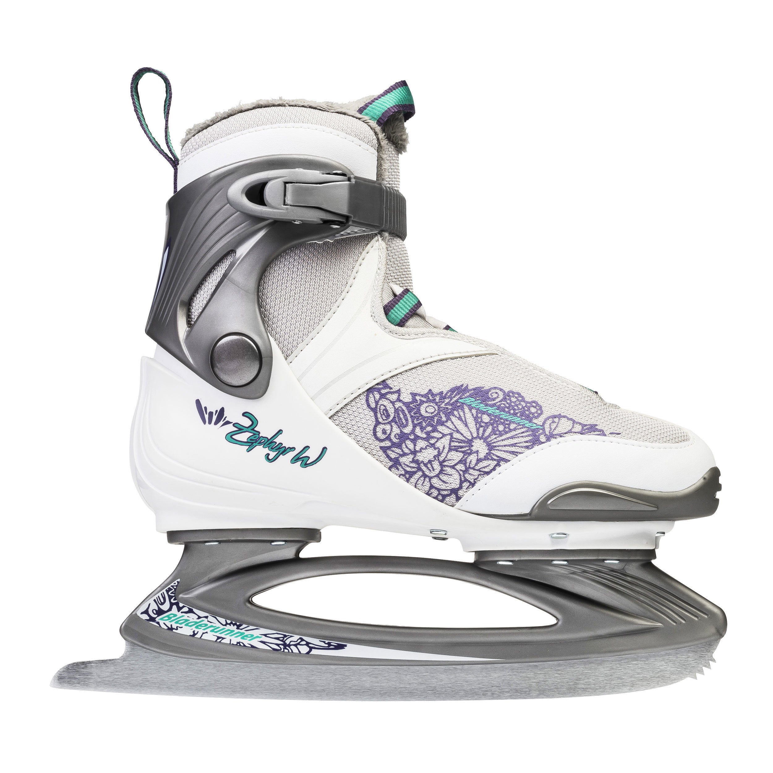 Bladerunner Zephyr Women's Ice Skates White/Purple 2021 - Size 7.0 or