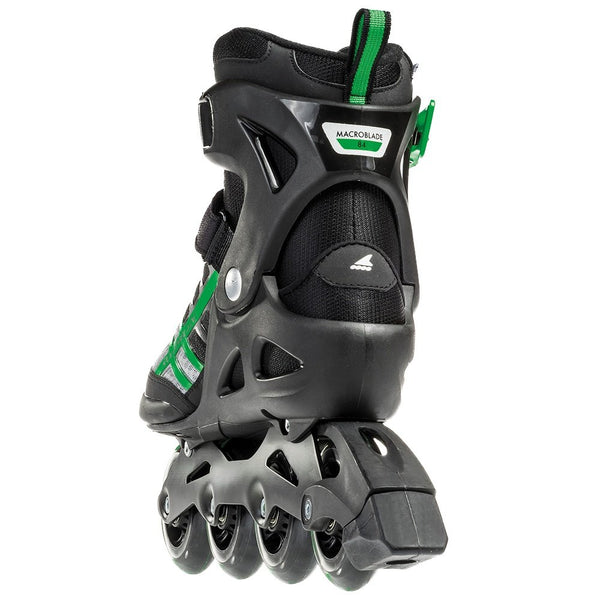 Rollerblade Macroblade 84 Skates 2019 - Blk/Green- Size 7.5 Only - Super SALE