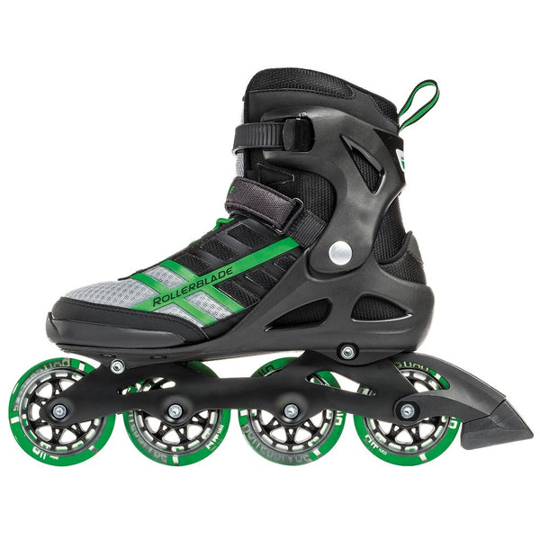 Rollerblade Macroblade 84 Skates 2019 - Blk/Green- Size 7.5 Only - Super SALE