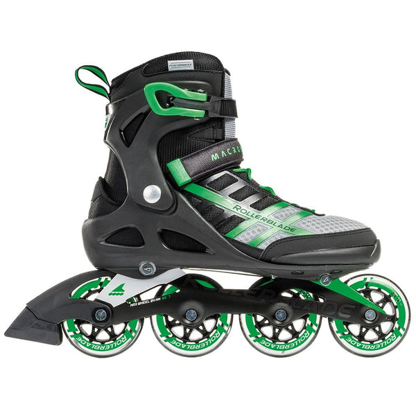 Rollerblade Macroblade 84 Skates 2019 - Blk/Green- Size 7.5 Only - Super SALE