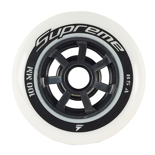 Rollerblade Supreme 100MM 85A Inline Skate Wheels 6-Pack