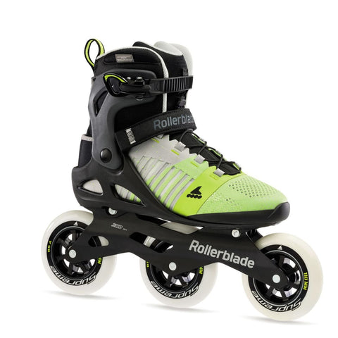 Rollerblade Macroblade 110 3WD Inline Skates - Grey/Yellow GYYW Complete Skates - Super Sale