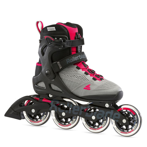 Rollerblade Macroblade 90 Women's Inline Skates- Neutral Grey/Paradise Pink - Sale