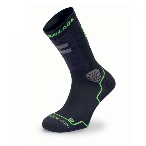 Rollerblade High Performance Socks Black/Green 3 pack