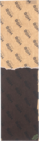 Mob Torn Short-Tear Black/Clear Griptape Sheet - 9" x 33"