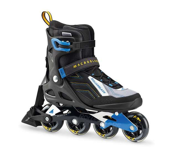 Rollerblade Macroblade 80 ABT Skates - Blue/Silver - Size 6, 7, 8 or 12 Only - Super Sale