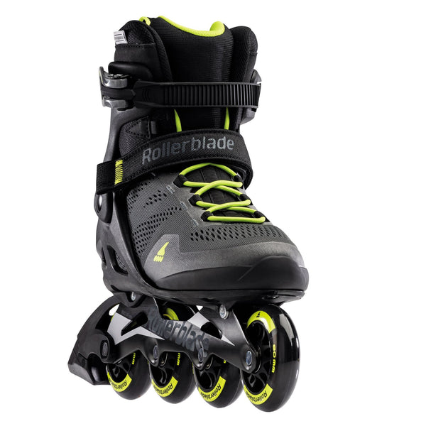 Rollerblade Macroblade 80 Inline Skates - Black/Lime 2021 - Size 8 or 9 Only - Super Sale