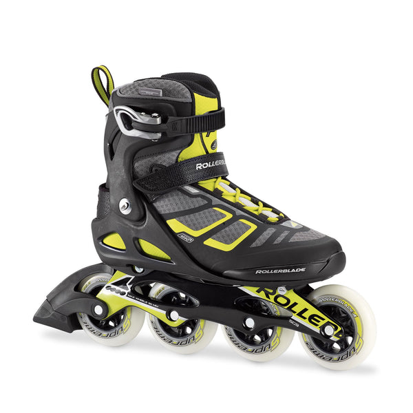 Rollerblade Macroblade 90 ALU Men's Inline Skates- Black/Lime - Size 6.5, 8 or 12 Only - Super Sale