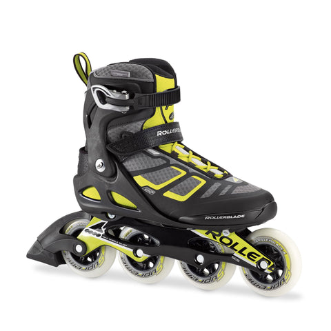 Rollerblade Macroblade 90 ALU Men's Inline Skates- Black/Lime - Size 6.5, 8 or 12 Only - Super Sale