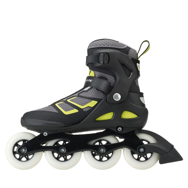 Rollerblade Macroblade 90 ALU Men's Inline Skates- Black/Lime - Size 6.5, 8 or 12 Only - Super Sale