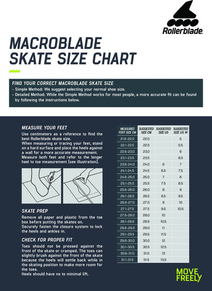 Rollerblade Macroblade 90 Inline Skates- Blue/Spicy Orange - Super Sale