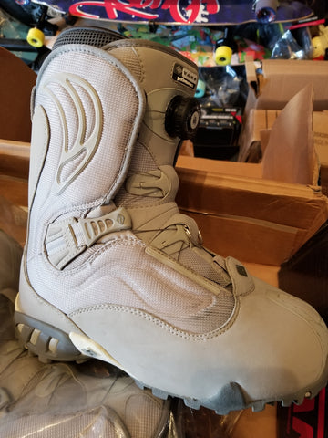 Vans Omni Boa Snowboard Boot Grey- Size 9 Women's Only - Sale
