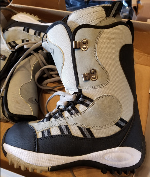 SnowJam Snowboard Boots Grey/ Black - Size 5 Only - Sale