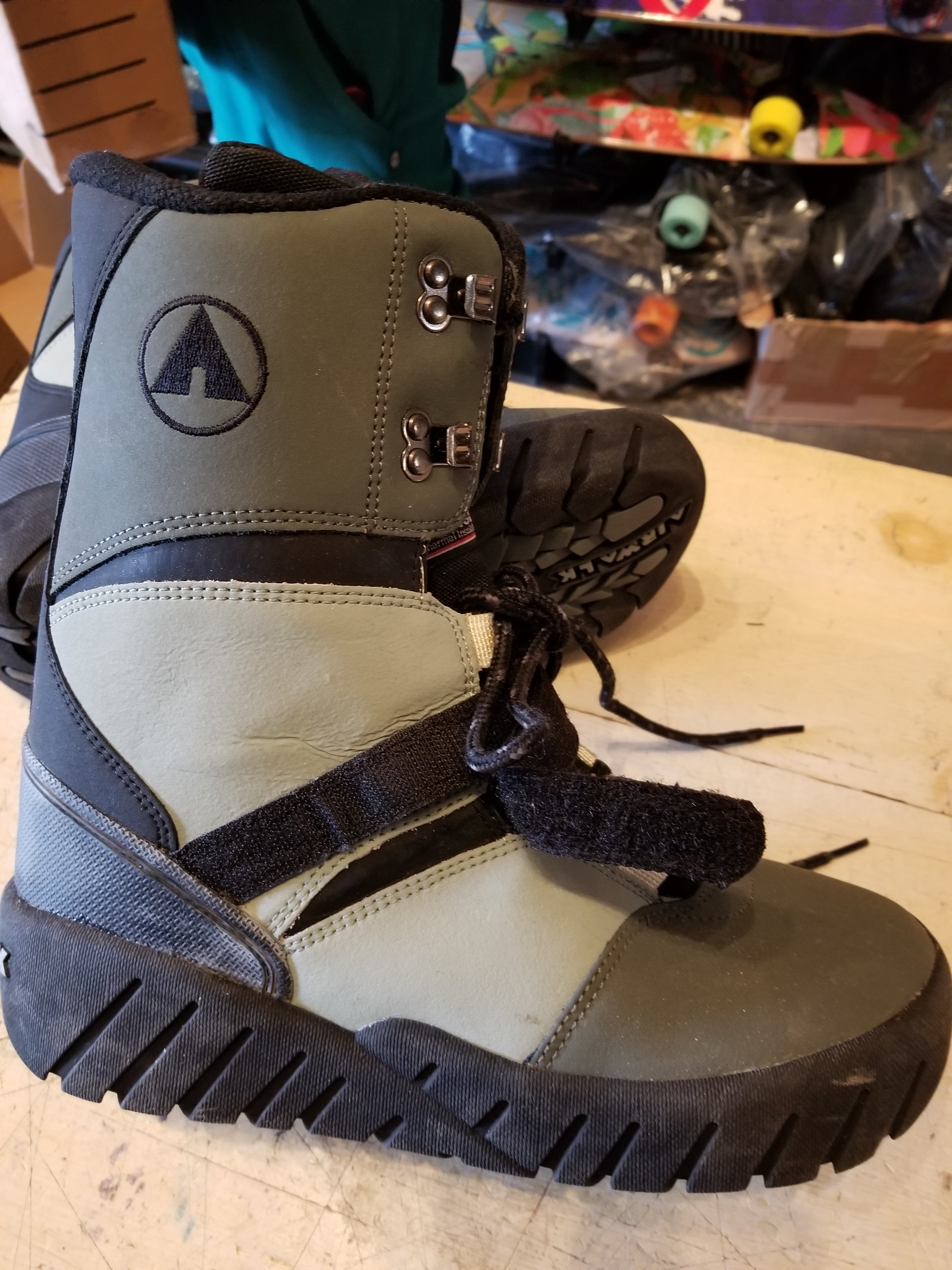 Airwalk Snowboard Boots Grey- Size 9 Only