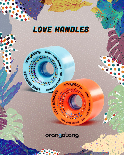 Orangatang Wheels Love Handles 65mm - Multiple Colors and Duros - Set of 4