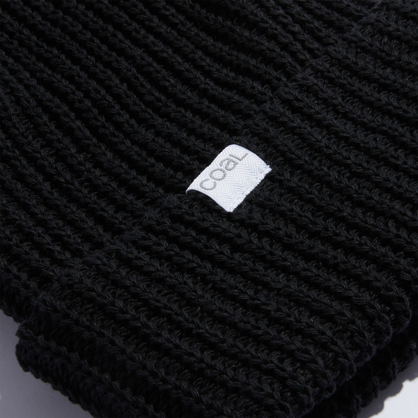 Coal The Eddie Recycled Knit Cuff Beanie - Black