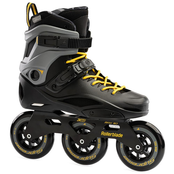 Rollerblade RB 110 Unisex Urban Inline Skates 2022 Black/Grey - RB110 BKYW - Super Sale