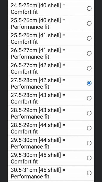 Seba SX / CJ Carbon Gutted WIZARD Style BOOT (No Liners Included)