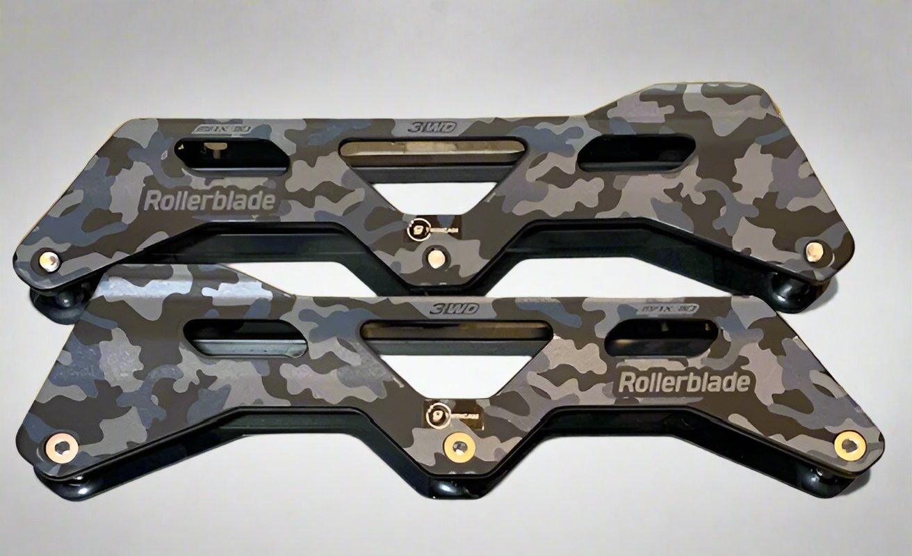 Rollerblade Rizer Frame Rollerblade 310 3x110mm Frameset - Black Camo 3WD Frames - LTD - Sale ...