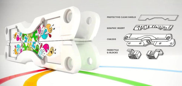 Create Originals *NEW* "Custom Graphic" OG Frames blank WHITE