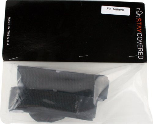 Stay Covered Fin Tethers Black/Red