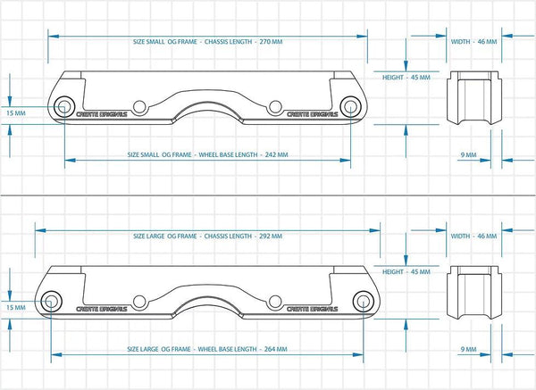 Create Originals *NEW* "Custom Graphic" OG Frames WHITE vs BLCK CAMO SPROUT