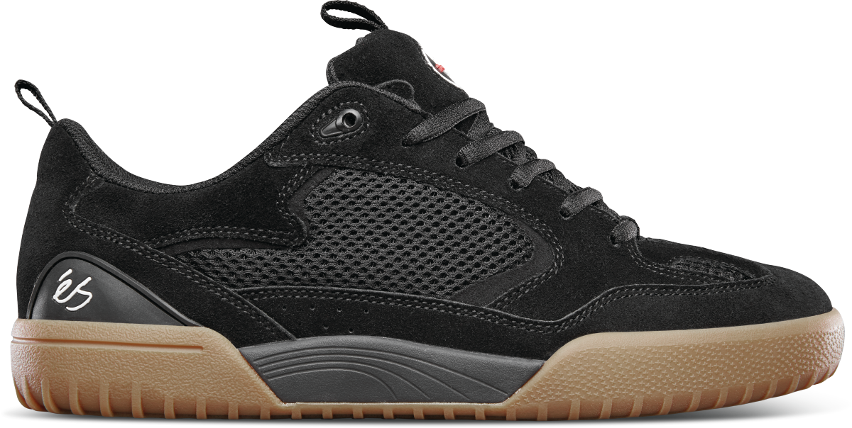 Es QUATTRO Black Gum Skateboard Shoes Size 8.5 10.5 Only