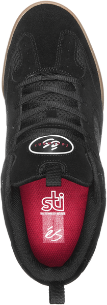 Es - QUATTRO - Black Gum - Skateboard Shoes - Size 8.5-10.5 Only - Sale