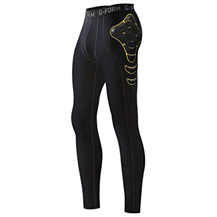 G-Form Pro-G Thermal Compression Pants- Black/Yellow - Size XL