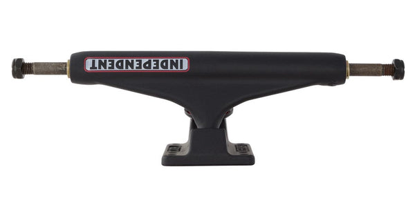 Independent Stage 11 Bar Flat Black Standard Independent Skateboard Trucks - Multiple Sizes - Set of 2