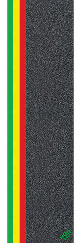 Copy of MOB - 9in x 33in Stripe Strip Green/Yellow/Red Sheet - Skateboard Grip Tape