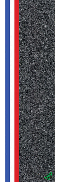 MOB - 9in x 33in Stripe Strip Blue/White/Red Sheet - Skateboard Grip Tape