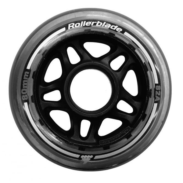 Rollerblade Wheels 80mm 82-84A - 8 pack