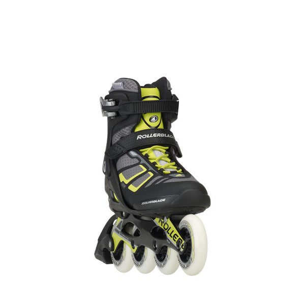 Rollerblade Macroblade 90 ALU Men's Inline Skates- Black/Lime - Size 6.5, 8 or 12 Only - Super Sale