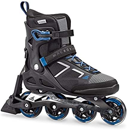 Rollerblade Macroblade 80 ABT Skates - Blue/Dark Grey - SALE