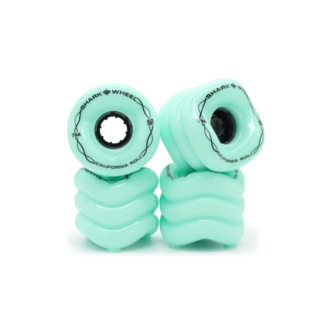 Shark Wheel 60mm Skateboard Wheels (California Rolls) - Seafoam