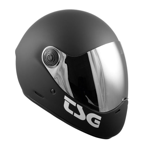 TSG Pass Pro - MATT BLACK Full Face Helmet + Bonus Visor - Sale