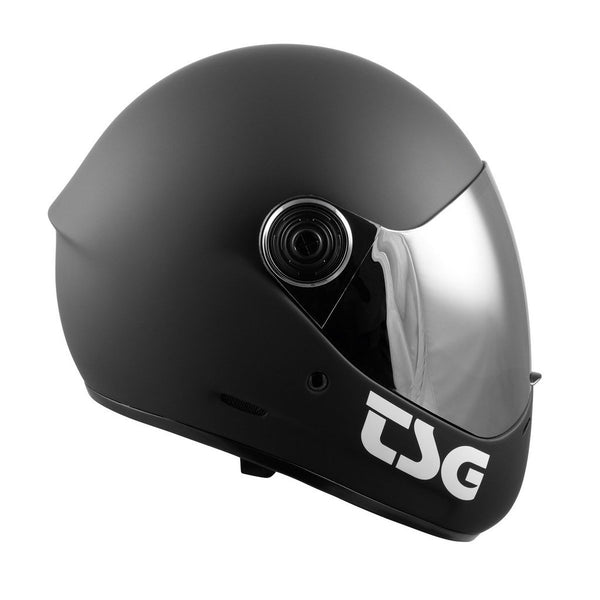 TSG Pass Pro - MATT BLACK Full Face Helmet + Bonus Visor - Sale
