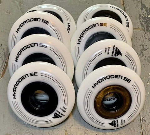 Rollerblade Hydrogen SE Wheels White - 80mm/85A 8 pack - Hydrogen 80 - Sale