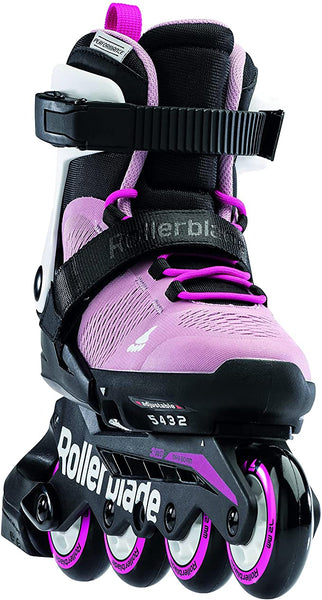 Rollerblade Microblade Adjustable Inline Skates - Kids' Pink White - MICROBLADEJR JR PKWH - Sale