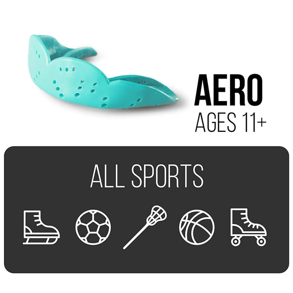 SISU Aero NextGen 1.6mm Custom Fit Sports Mouthguard Youth/Adults