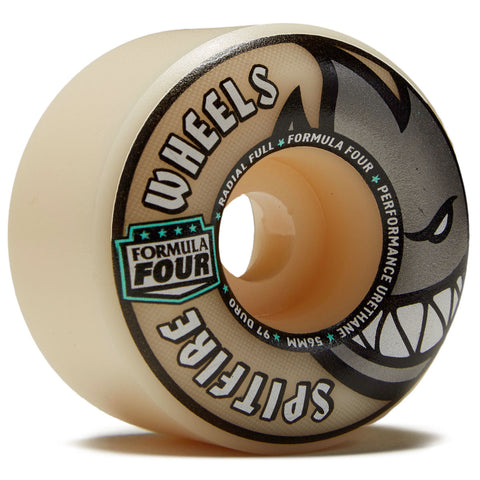 Spitfire Formula Four Radial Full 56mm 97a Wheels - Set of 4