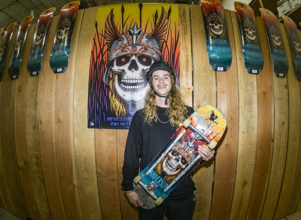 Powell Peralta Pro Andy Anderson Heron Skull Flight® Skateboard Deck - Multiple Sizes - Sale