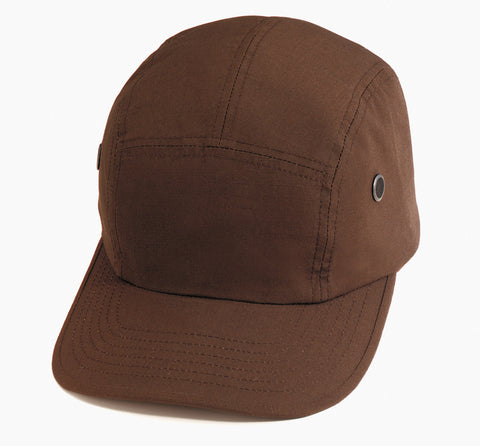 Rothco 5 Panel Rip-Stop Military Street Cap Brown