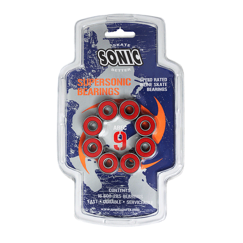 Sonic ABEC 9 Bearings 16-pack