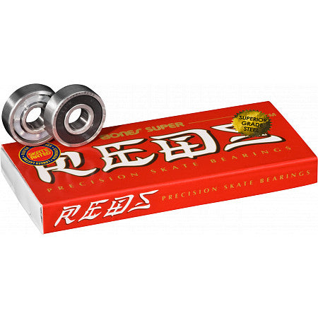 Bones Super Reds Bearings - 8 Pack of Skate Bearings - Super Sale